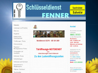 schluessel-fenner.de Webseite Vorschau