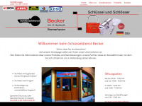 schluesseldienst-k-becker.de Webseite Vorschau