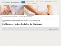 schmerzphysiotherapie.at Webseite Vorschau