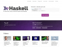 haskell.org Webseite Vorschau