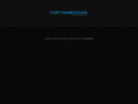 fortyninedesign.de Webseite Vorschau