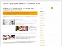 kooperationssysteme.de Webseite Vorschau