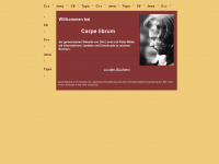 carpelibrum.de Webseite Vorschau