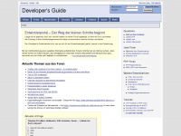 developers-guide.net Webseite Vorschau