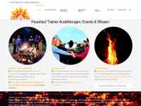 walk-on-fire.eu Webseite Vorschau