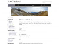 multimedia4linux.de Webseite Vorschau