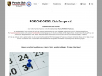 porsche-diesel-classic.de Webseite Vorschau