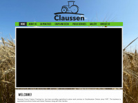 claussenfarms.com Webseite Vorschau