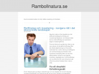 rambollnatura.se Webseite Vorschau