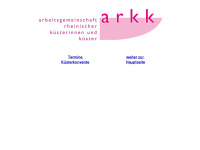 arkk.de Webseite Vorschau