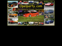opelparty.com Webseite Vorschau