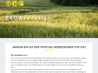 bkowebdesign.de Webseite Vorschau