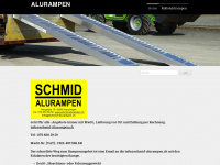 schmid-alurampen.ch Webseite Vorschau