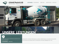 schmidbautech.ch Webseite Vorschau