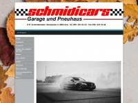 schmidicars.ch Webseite Vorschau