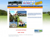 schmidt-bus-reise.de Webseite Vorschau