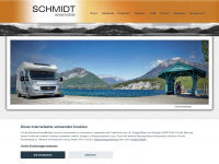 schmidt-reisemobile.de Webseite Vorschau