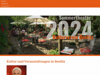 schmiedehof-beelitz.de Webseite Vorschau