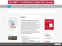 schmitt-kopierautomaten.de Webseite Vorschau