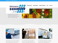 schmitt-kuehltransporte.de Webseite Vorschau