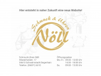 schmuck-uhren-noell.de Webseite Vorschau