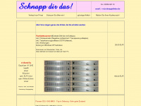 schnappdirdas.de Webseite Vorschau
