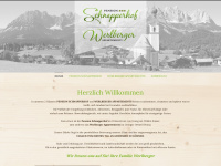 schnapperhof.at Webseite Vorschau