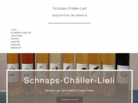 schnaps-chaeller-lieli.ch Webseite Vorschau