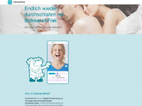 schnarchfrei.de Webseite Vorschau