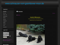 schnauzer-vom-grambower-moor.de Webseite Vorschau