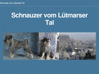 schnauzer-vom-luetmarser-tal.de Webseite Vorschau
