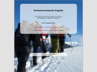 schneeschuhwoche-engadin.ch Webseite Vorschau