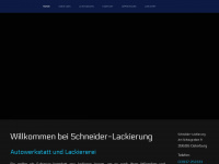 schneider-lackierung.de Webseite Vorschau