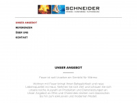 schneider-ofenbau.ch Webseite Vorschau