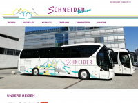 schneider-reisen.at Webseite Vorschau