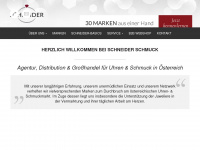 schneider-schmuck.at Webseite Vorschau