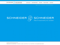 schneiderschneider.at Webseite Vorschau