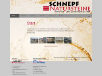 schnepf-natursteine.de Webseite Vorschau