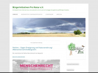 schneppendorf-pro-natur.de Webseite Vorschau
