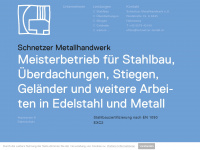 schnetzer-metall.at Webseite Vorschau