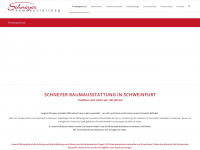 schneyer-raumausstattung.de Webseite Vorschau