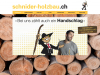 schnider-holzbau.ch Webseite Vorschau