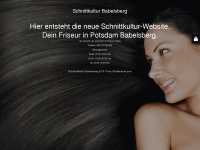 schnittkultur-babelsberg.de Webseite Vorschau