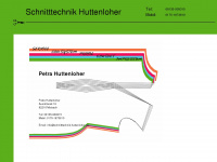 schnitttechnik-huttenloher.de Webseite Vorschau
