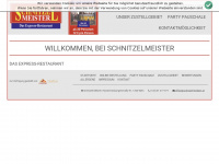 schnitzelmeister.at Webseite Vorschau