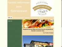 schnitzelwirt.at Webseite Vorschau
