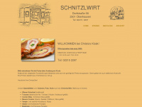 schnitzlwirtshaus.at Webseite Vorschau
