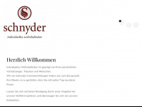schnyder-indeco.ch Webseite Vorschau