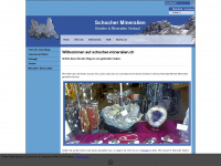 schocher-mineralien.ch Webseite Vorschau