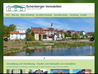 schoenberger-immo.de Webseite Vorschau
